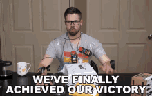 Weve Finally Achieved Our Victory Nick Zetta GIF - Weve Finally Achieved Our Victory Nick Zetta We Won GIFs
