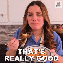 Thats Really Good Emily Brewster GIF - Thats Really Good Emily Brewster Food Box Hq GIFs
