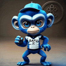 Blue Baby Monkey GIF