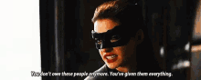 Anne Hathaway Catwoman GIF - Anne Hathaway Catwoman Dont Owe GIFs