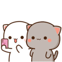 Peach Goma Selfie Sticker - Peach Goma Selfie Phone Utha Stickers