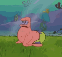 patrick star is a cartoon character from spongebob squarepants .