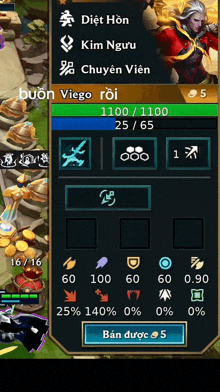 a screenshot of a game with the number 5 on the bottom