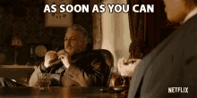 As Soon As You Can Tommy Flanagan GIF - As Soon As You Can Tommy Flanagan Alec Mccullough GIFs
