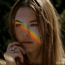 camille rowe camille model frenchie rainbow