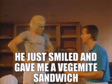 menatwork downunder vegemite sandwich vegemite