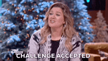 Kelly Clarkson Kelly Clarkson Show GIF - Kelly Clarkson Kelly Clarkson Show Challenge Accepted GIFs
