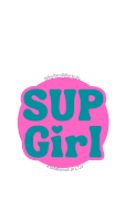 Sup Girl Paddleboard Sticker - Sup Girl Paddleboard Kayaking Stickers