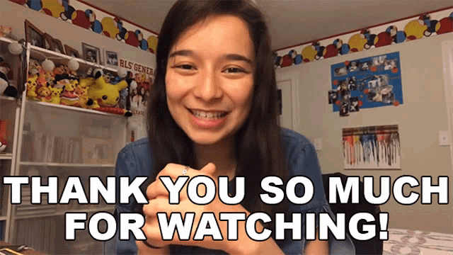 Thank You So Much For Watching Hannah Fawcett GIF - Thank You So Much ...