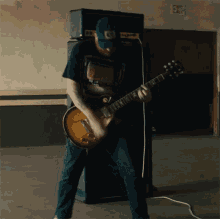 Playing Guitar Cory Galusha GIF - Playing Guitar Cory Galusha Drug Church GIFs
