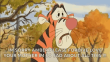 Im Sorry Amber Winnie The Pooh GIF - Im Sorry Amber Winnie The Pooh Tigger GIFs