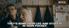 Theyd Bend Your Leg And Stuff It In Your Pocket Fear City GIF - Theyd Bend Your Leg And Stuff It In Your Pocket Fear City Translating Mafia Slang GIFs