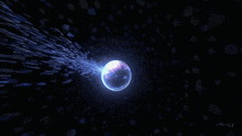 a computer generated image of a light coming out of a hole