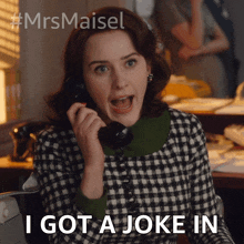 I Got A Joke In Maisel GIF - I Got A Joke In Maisel Rachel Brosnahan GIFs