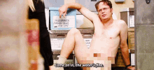 naked dwight the office waters fine censored