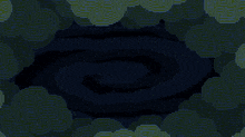 a pixel art drawing of a girl with the words good written on it