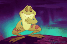 frog happy dance