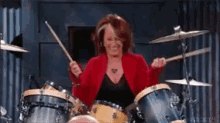 Arlene Dickinson Drums GIF - Arlene Dickinson Drums Music GIFs