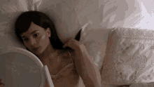 Erika De Casier Drama GIF - Erika De Casier Drama Sitting On The Bed GIFs