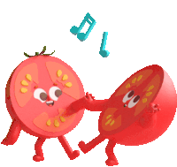 томат музыка Sticker - томат музыка Tomato Stickers