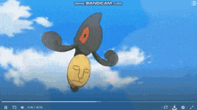 a video of a cartoon character is being played on bandicam.com