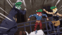 Gang Gand Punching GIF - Gang Gand Punching Private Foxes GIFs