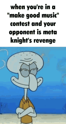 Squidward Meta Knights Revenge GIF - Squidward Meta Knights Revenge Kirby GIFs