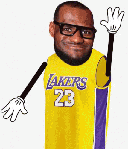 Los Angeles Lakers Lebron James GIF - Tenor GIF Keyboard - Bring  Personality To Your Conversatio…