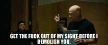 Whiplash Jk Simmons GIF - Whiplash Jk Simmons Get The Fuck Out GIFs