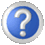 a blue circle with a white question mark in the middle .