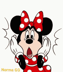 Minnie Mouse Shocked GIF - Minnie Mouse Shocked Surprised GIFs