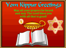 yom kippur greetings blessings happy yom kippur ecard