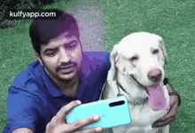 Selfie With Dog.Gif GIF - Selfie With Dog Sathish Actor GIFs