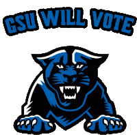 Gsu Will Vote Gsu Sticker - Gsu Will Vote Gsu Georgia State University Stickers