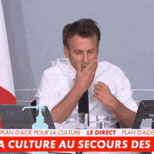 Macron Emmanuel Marcon GIF - Macron Emmanuel Marcon Culture Au Decours Des GIFs