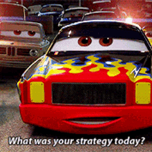 Cars Darrell Cartrip GIF - Cars Darrell Cartrip What Was Your Strategy Today GIFs
