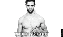 Sexy Touch My Body GIF - Sexy Touch My Body Hunk GIFs