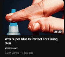 why super glue is perfect for gluing skin veritasium 3.2m views - 1 day ago