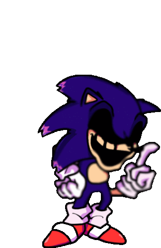 a cartoon of a sonic the hedgehog giving a thumbs up sign .