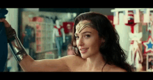 Wonder Woman Shut Up GIF - Wonder Woman Shut Up Gal Gadot GIFs