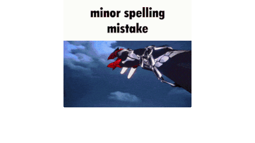 Minor Spelling Mistake Hsr Sticker