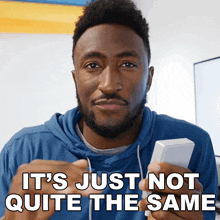 It'S Just Not Quite The Same Marques Brownlee GIF - It'S Just Not Quite The Same Marques Brownlee It'S Not Similar Anymore GIFs