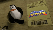 Penguin Kowalski GIF - Penguin Kowalski Race Day Rampage GIFs
