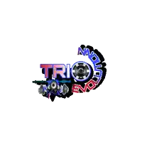 a logo for a company called trio evolve