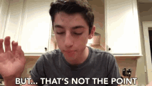 Thats Not The Point Beside The Point GIF - Thats Not The Point Beside The Point Your Point It GIFs