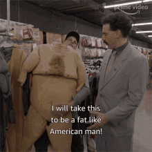 I Will This To Be A Fat Like American Man Borat Subsequent Moviefilm GIF - I Will This To Be A Fat Like American Man Borat Subsequent Moviefilm Borat GIFs