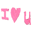 I Love You I Love You Paper Heart Sticker