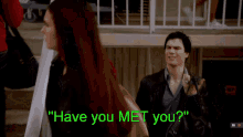 Have You Met You Damon GIF - Have You Met You Damon Damon And Elena GIFs