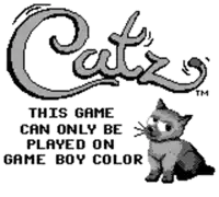 a game called cats can only be played in game boy color
