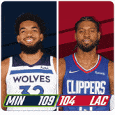 Minnesota Timberwolves (109) Vs. Los Angeles Clippers (104) Post Game GIF